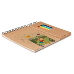 Gift Campaign Pastelli e libretto con disegni prestampati e fogli bianchi Canvas><noscript><img width=