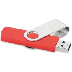 Gift Campaign Pendrive 2.0 con connessione per cellulare OTG Techmate OTG><noscript><img width=