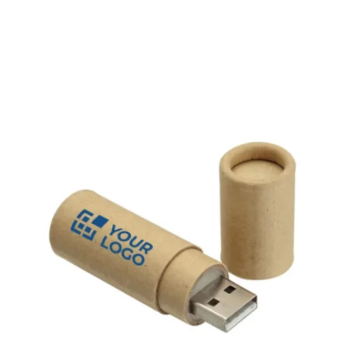 Gift Campaign Pendrive cilindrica ecologica in cartone riciclato Cilindro> Chiavette Usb Ecologiche