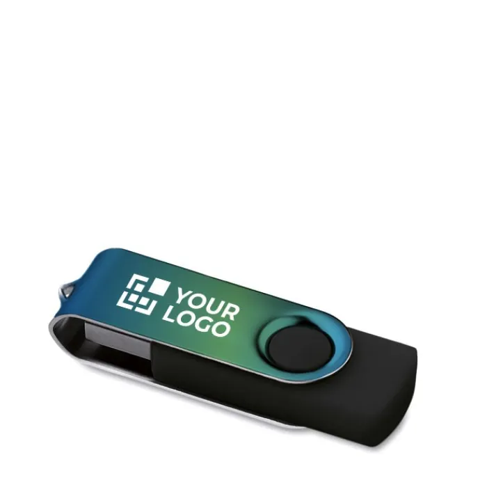 Gift Campaign Pendrive corpo gomma con logo full color Techmate Fullcolor> Chiavette Usb Economiche