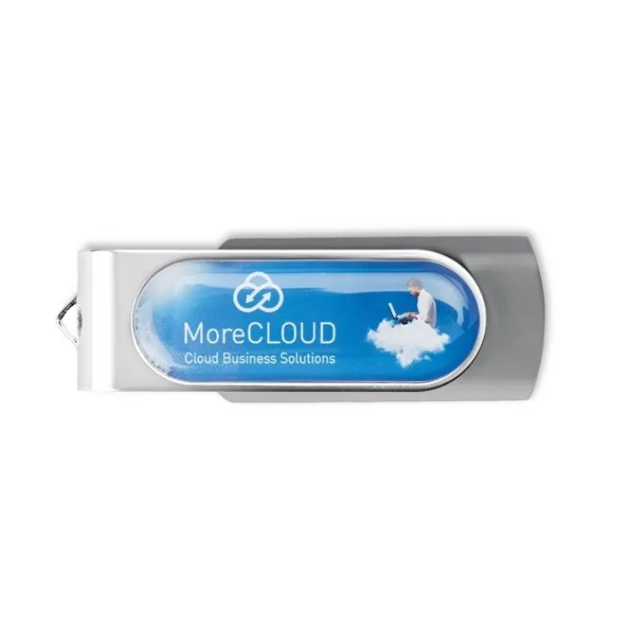 Gift Campaign Pendrive corpo gomma con logo full color Techmate Fullcolor> Chiavette Usb Economiche