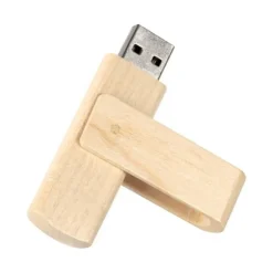 Gift Campaign Pendrive in legno con meccanismo rotante e USB tipo C Ecotwist OTG-C> Chiavette Usb Ecologiche