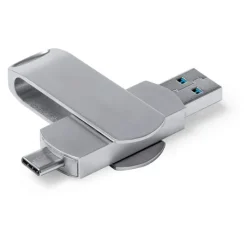 Gift Campaign Pendrive in metallo con meccanismo rotante e connessione tipo C> Chiavette Usb Di Metallo