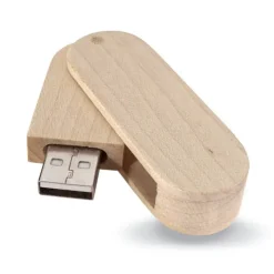 Gift Campaign Pendrive personalizzate in legno girevole Rotowood> Gadget Ecologici|Chiavette Usb Ecologiche