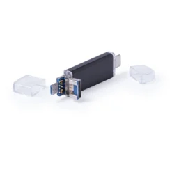 Gift Campaign Pendrive promozionale con multi connettore USB Otg-C Complete> Chiavette Usb Di Metallo