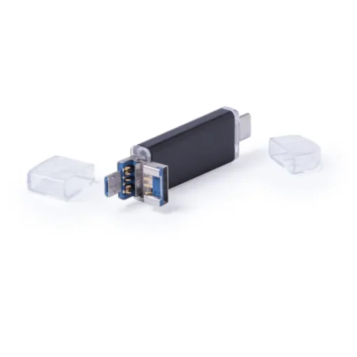 Gift Campaign Pendrive promozionale con multi connettore USB Otg-C Complete> Chiavette Usb Di Metallo
