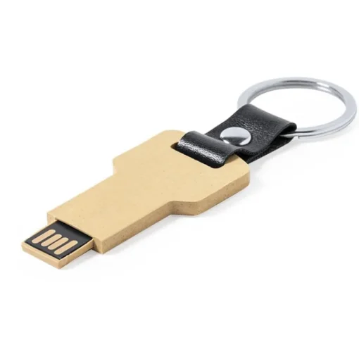 Gift Campaign Pendrive promozionale con logo a forma di chiave USB Key> Chiavette Usb Ecologiche