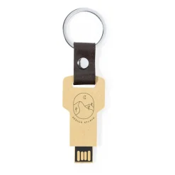 Gift Campaign Pendrive promozionale con logo a forma di chiave USB Key> Chiavette Usb Ecologiche