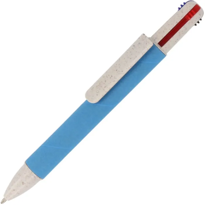 Gift Campaign Penna 4 colori realizzata con carta ecologica da personalizzare> Penne Ecologiche