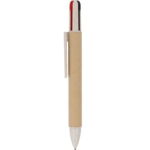 Gift Campaign Penna 4 colori realizzata con carta ecologica da personalizzare> Penne Ecologiche