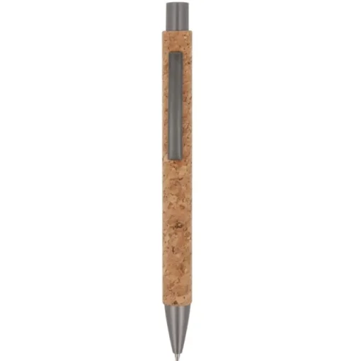 Gift Campaign Penna a pulsante con corpo in sughero sostenibile e inchiostro blu> Penne Ecologiche