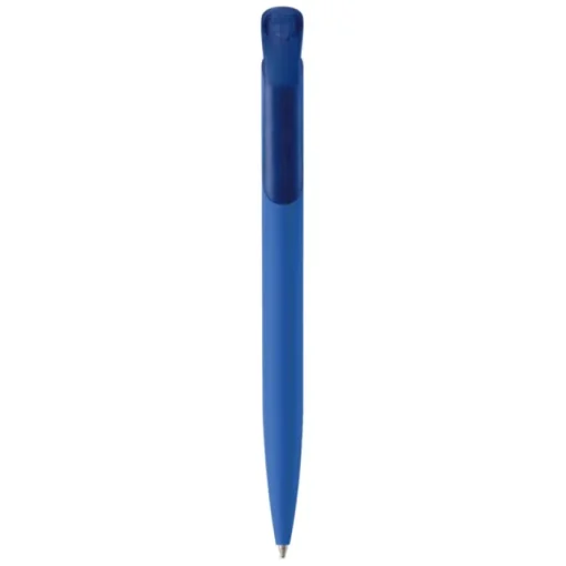 Gift Campaign Penna a pulsante in plastica con finitura morbida e inchiostro blu> Penne Di Plastica