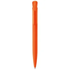 Gift Campaign Penna a pulsante in plastica con finitura morbida e inchiostro blu></noscript> Penne Di Plastica