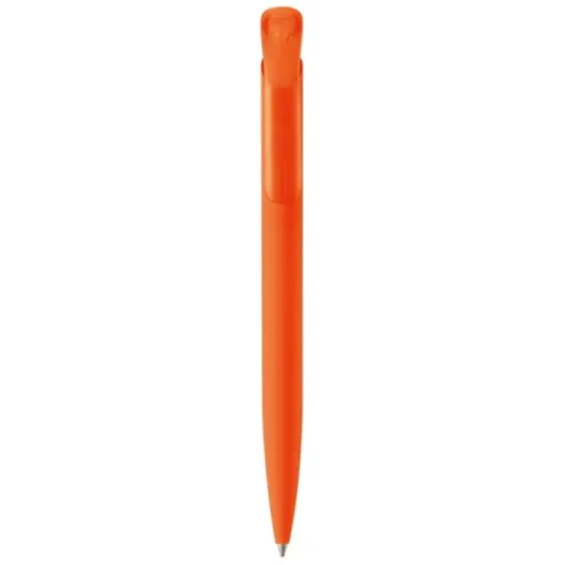 Gift Campaign Penna a pulsante in plastica con finitura morbida e inchiostro blu> Penne Di Plastica