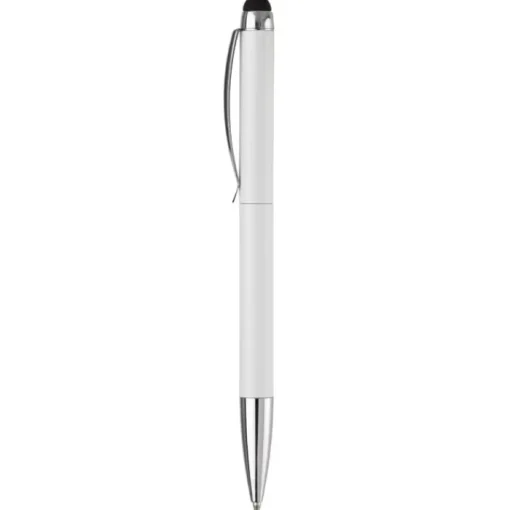 Gift Campaign Penna a rotazione in alluminio con gommino touch e inchiostro blu> Penne In Metallo