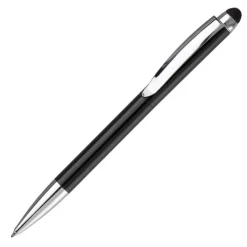 Gift Campaign Penna a rotazione in alluminio con gommino touch e inchiostro blu></noscript> Penne In Metallo