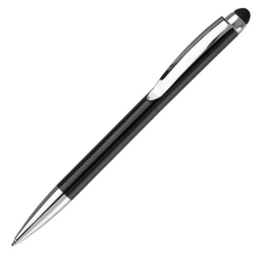 Gift Campaign Penna a rotazione in alluminio con gommino touch e inchiostro blu> Penne In Metallo