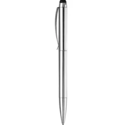 Gift Campaign Penna a rotazione in alluminio con gommino touch e inchiostro blu></noscript> Penne In Metallo