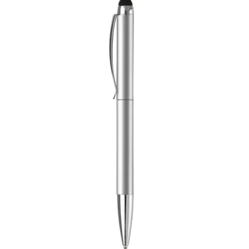 Gift Campaign Penna a rotazione in alluminio con gommino touch e inchiostro blu> Penne In Metallo