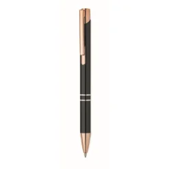 Gift Campaign Penna a scatto in alluminio riciclato dettagli oro rosa inchiostro blu> Penne In Metallo