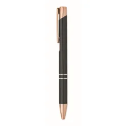 Gift Campaign Penna a scatto in alluminio riciclato dettagli oro rosa inchiostro blu></noscript> Penne In Metallo
