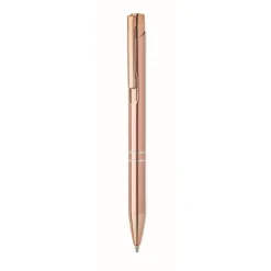 Gift Campaign Penna a scatto in alluminio riciclato dettagli oro rosa inchiostro blu></noscript> Penne In Metallo