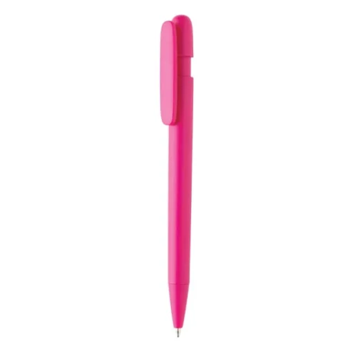 Gift Campaign Penna a scatto in plastica riciclata con inchiostro Dokumental blu> Penne Ecologiche|Penne Di Plastica