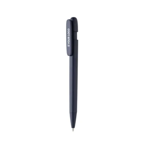 Gift Campaign Penna a scatto in plastica riciclata con inchiostro Dokumental blu> Penne Ecologiche|Penne Di Plastica