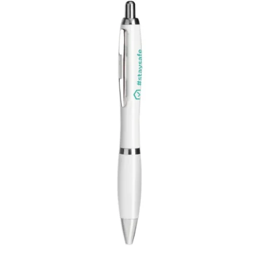 Gift Campaign Penna a sfera antibatterica promozionale con pulsante refill blu> Gadget Per Medici E Infermieri|Penne Di Plastica