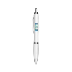 Gift Campaign Penna a sfera antibatterica promozionale con pulsante refill blu></noscript> Gadget Per Medici E Infermieri|Penne Di Plastica