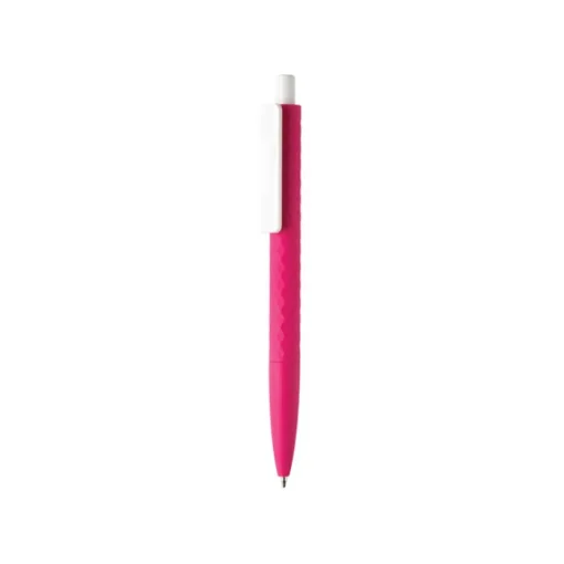 Gift Campaign Penna a sfera bianca e corpo colorato inchiostro blu X3 Soft Colors> Penne Di Plastica