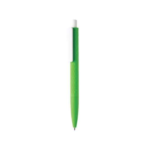 Gift Campaign Penna a sfera bianca e corpo colorato inchiostro blu X3 Soft Colors> Penne Di Plastica