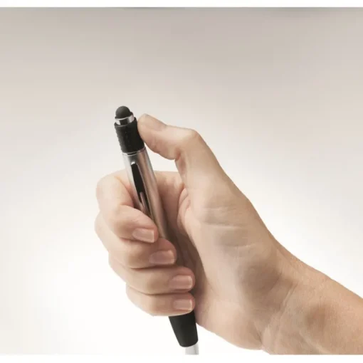 Gift Campaign Penna a sfera con parte superiore antistress e inchiostro blu> Penne Di Plastica