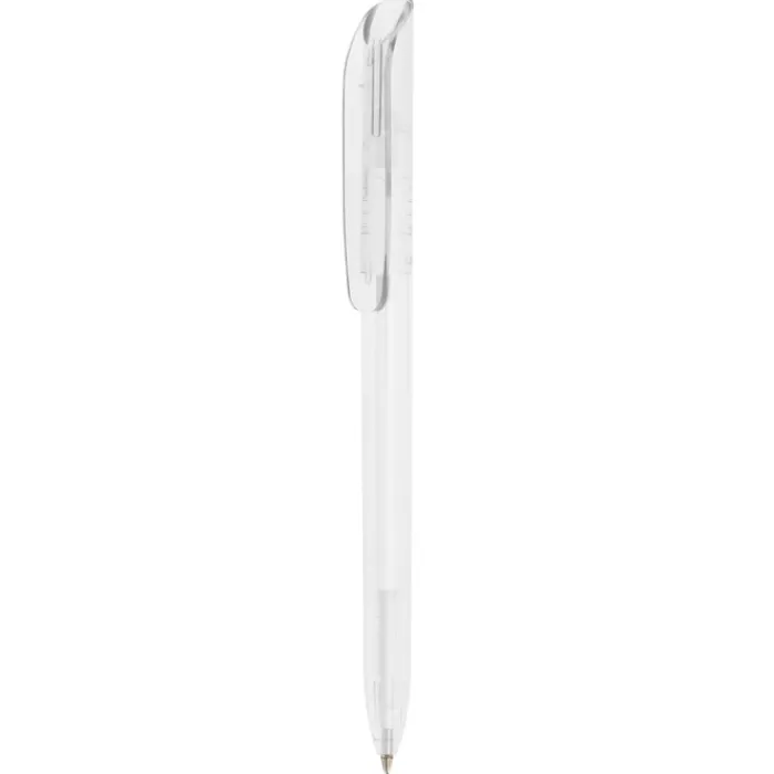 Gift Campaign Penna a sfera corpo trasparente inchiostro blu BIC® Super Clip Clear> Penne Bic®|Penne Di Plastica