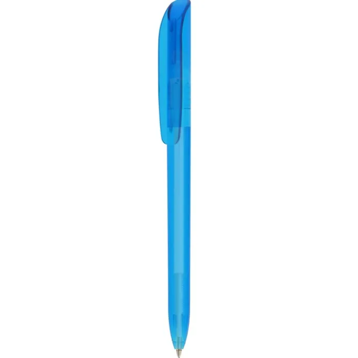 Gift Campaign Penna a sfera corpo trasparente inchiostro blu BIC® Super Clip Clear> Penne Bic®|Penne Di Plastica