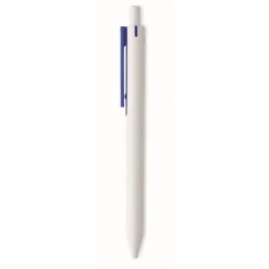 Gift Campaign Penna a sfera dal fusto bianco con clip colorata ed inchiostro blu></noscript> Penne Ecologiche|Penne Di Plastica