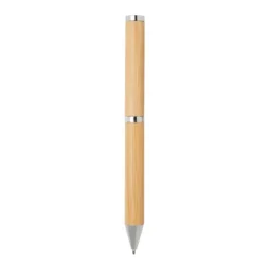 Gift Campaign Penna a sfera e roller in bambù e ottone riciclato inchiostro nero> Penne Ecologiche