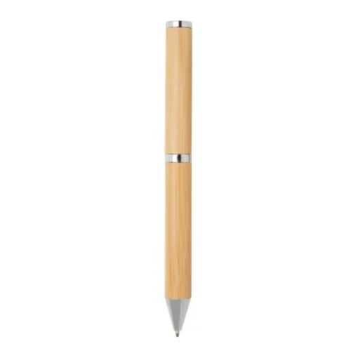 Gift Campaign Penna a sfera e roller in bambù e ottone riciclato inchiostro nero> Penne Ecologiche