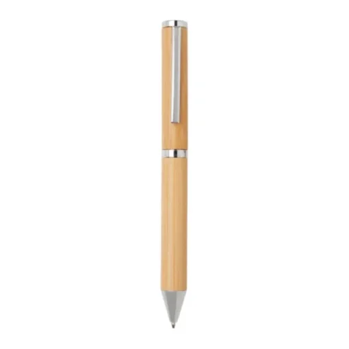 Gift Campaign Penna a sfera e roller in bambù e ottone riciclato inchiostro nero> Penne Ecologiche