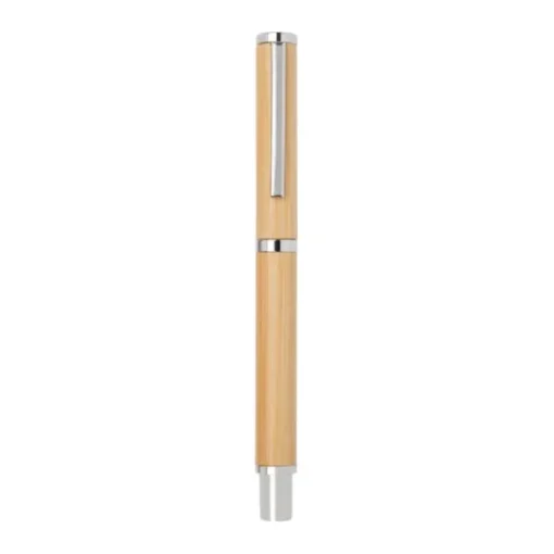 Gift Campaign Penna a sfera e roller in bambù e ottone riciclato inchiostro nero> Penne Ecologiche