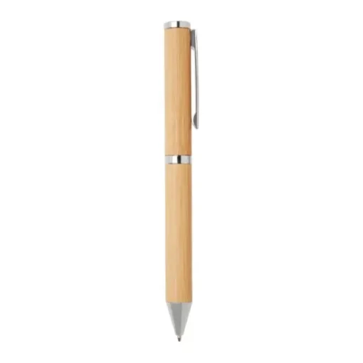 Gift Campaign Penna a sfera e roller in bambù e ottone riciclato inchiostro nero> Penne Ecologiche