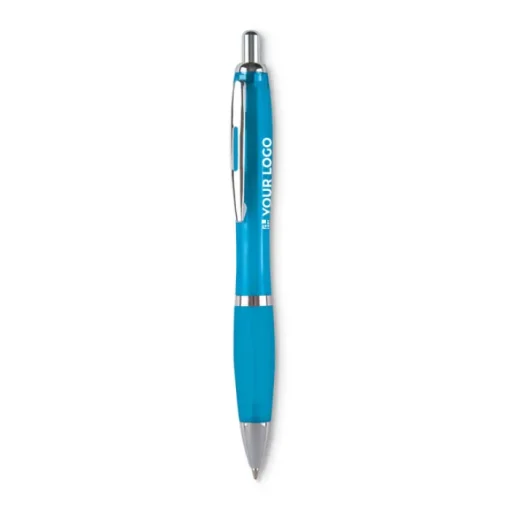 Gift Campaign Penna a sfera in ABS con impugnatura in gomma inchiostro blu Color> Penne Di Plastica