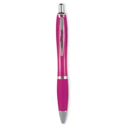 Gift Campaign Penna a sfera in ABS con impugnatura in gomma inchiostro blu Color></noscript> Penne Di Plastica