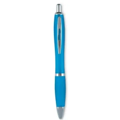 Gift Campaign Penna a sfera in ABS con impugnatura in gomma inchiostro blu Color></noscript> Penne Di Plastica