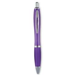 Gift Campaign Penna a sfera in ABS con impugnatura in gomma inchiostro blu Color></noscript> Penne Di Plastica