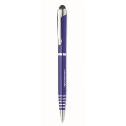Gift Campaign Penna a sfera in alluminio riciclato con gommino touch e inchiostro blu></noscript> Penne Ecologiche|Penne In Metallo