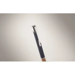 Gift Campaign Penna a sfera in alluminio impugnatura in sughero inchiostro blu></noscript> Penne In Metallo