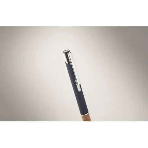 Gift Campaign Penna a sfera in alluminio impugnatura in sughero inchiostro blu> Penne In Metallo