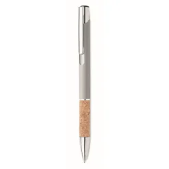 Gift Campaign Penna a sfera in alluminio impugnatura in sughero inchiostro blu></noscript> Penne In Metallo