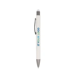 Gift Campaign Penna a sfera in carta sostenibile con gommino touch e inchiostro blu></noscript> Penne Ecologiche